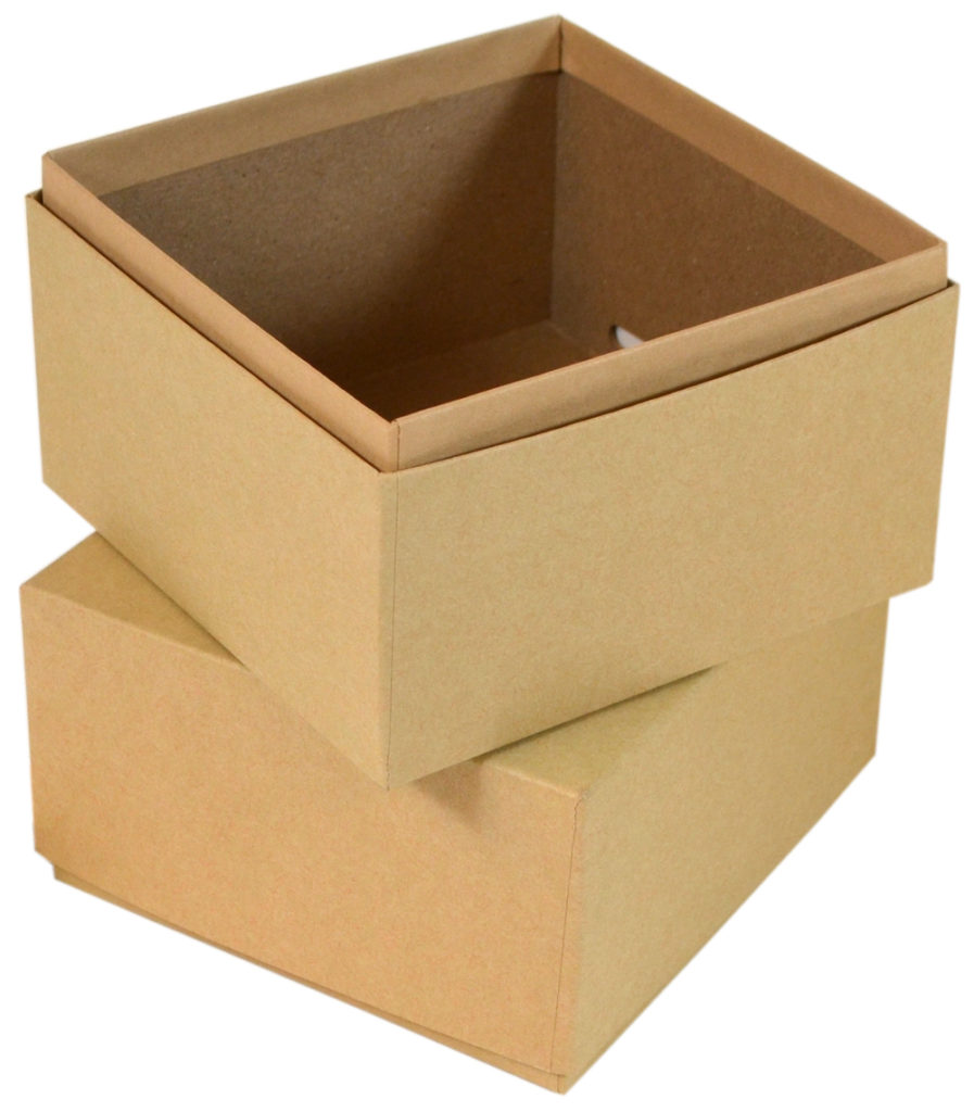 5 x 5 x 2 (OD) Freezer Box w/Drain Slots Brimar Packaging USA