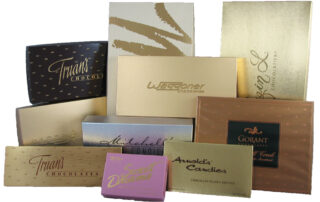 Foil Stamped Candy boxes