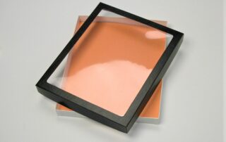 Orange Clear Vinyl Box